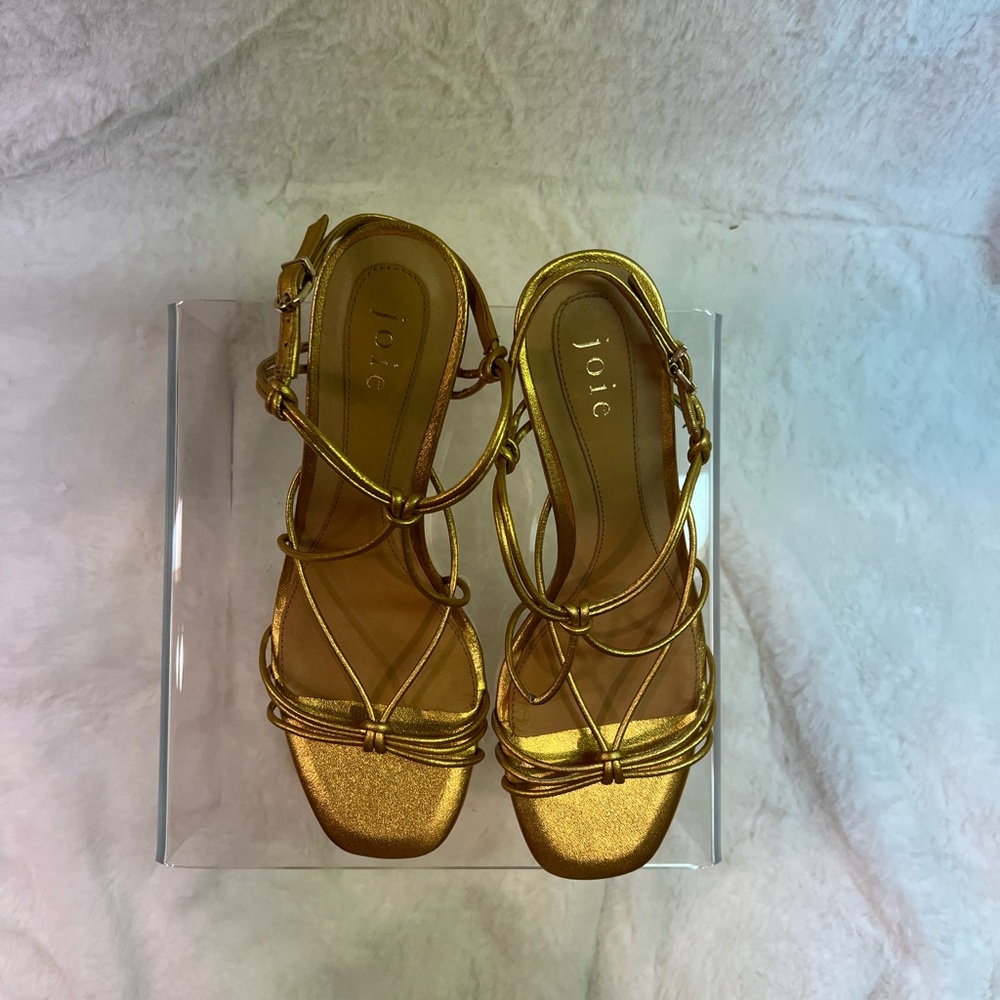 Joie gold leather shoes